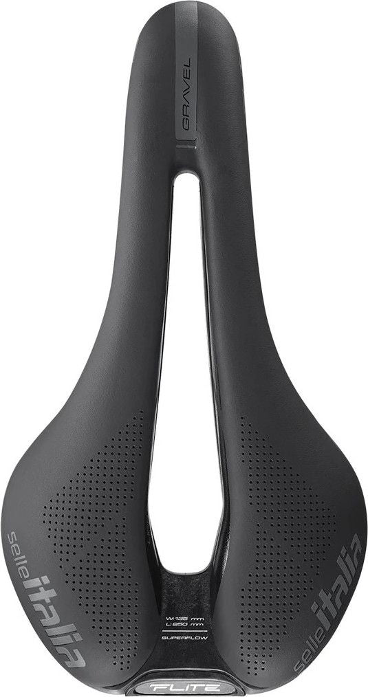 Selle Flite Boost Gravel TI 316 Superflow Selle Italia Noir