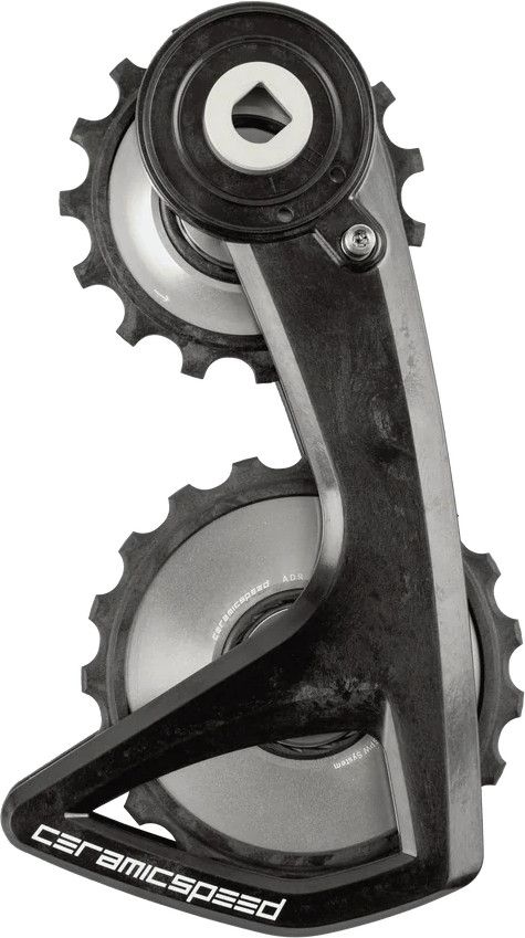 Chape de Dérailleur Ceramicspeed OSPW RS Alpha Sram Red D1/E1 et Force D1 AXS Route 12V  V2 Argent