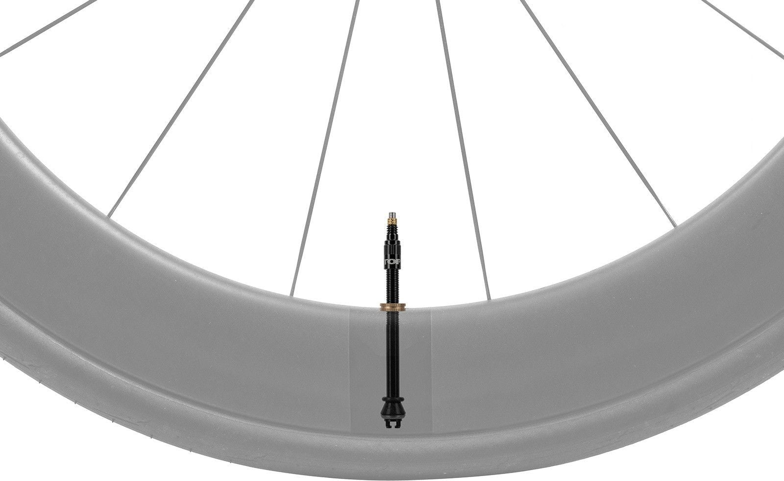 Paire de Valves Tubeless Topeak TurboFlow Noir