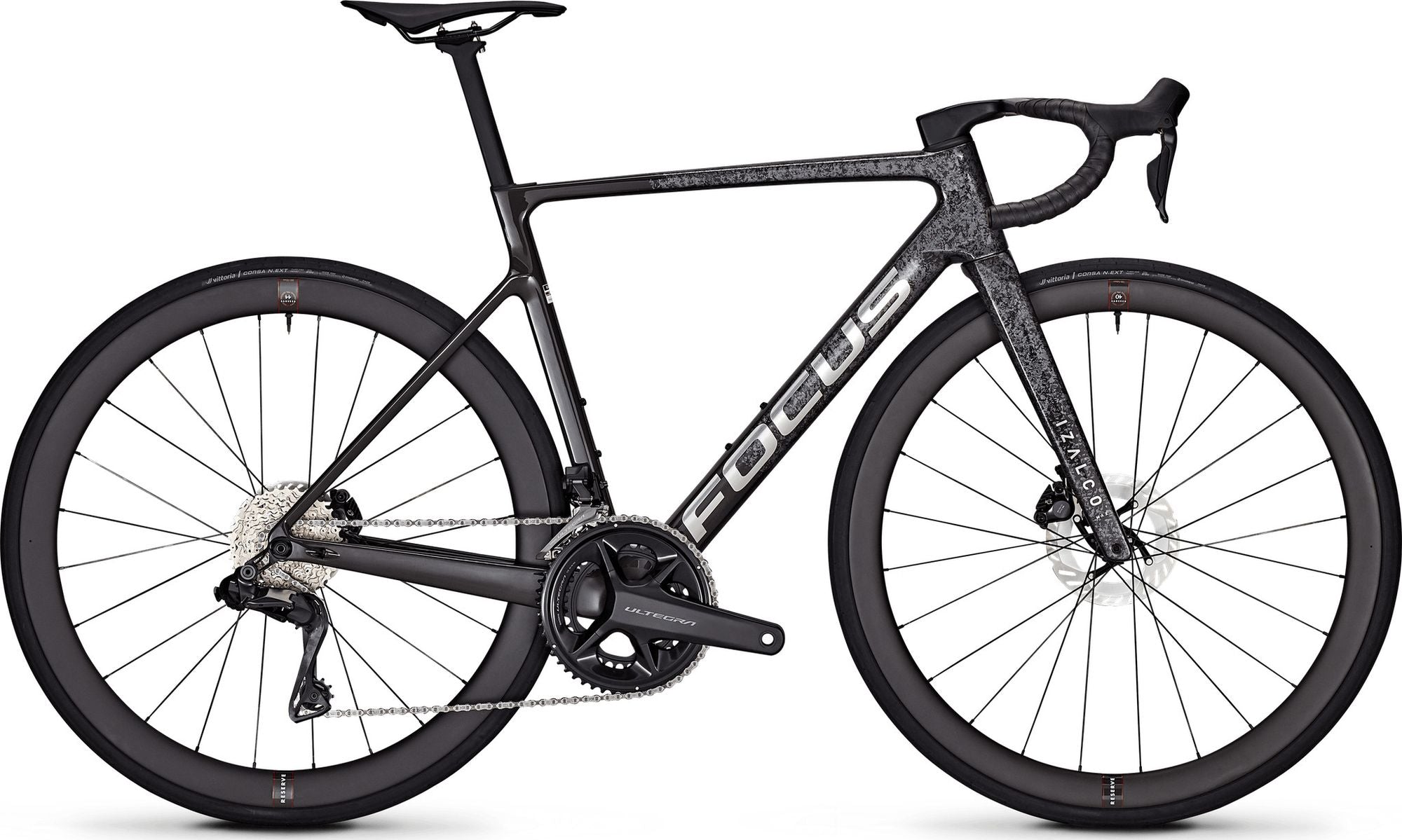 Vélo de Route Focus Izalco Max 9.7 Shimano Ultegra Di2 12V 700 mm Noir/Gris 2026