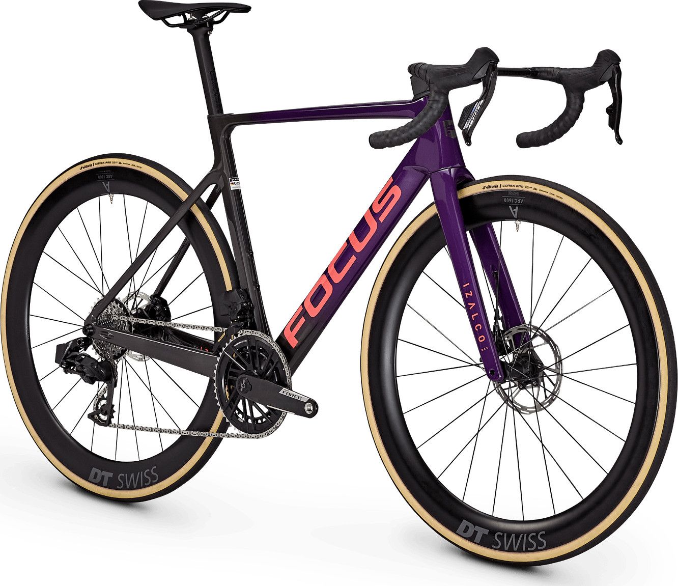 Vélo de Route Focus Izalco Max 9.8 Sram Force AXS 12V 700 mm Violet/Noir 2026
