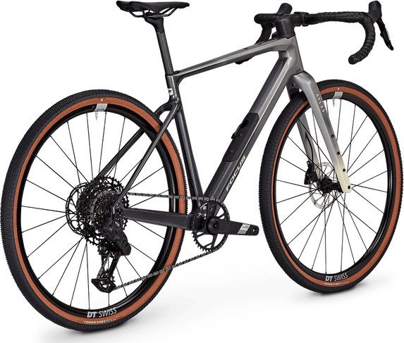 Vélo de Gravel Focus Atlas 8.8 Sram Apex / S1000 Eagle AXS 12V 700 mm Argent/Noir 2026