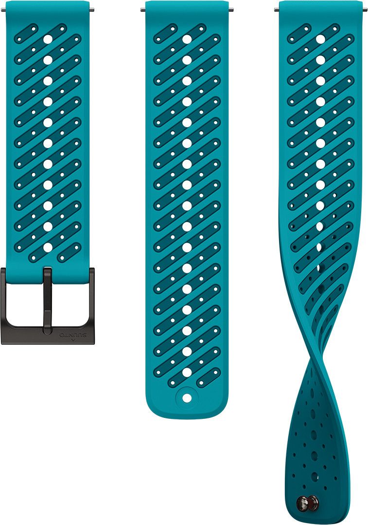 Bracelet de Montre Suunto Athletic 8 Silicone 22mm S+M Bleu Wave