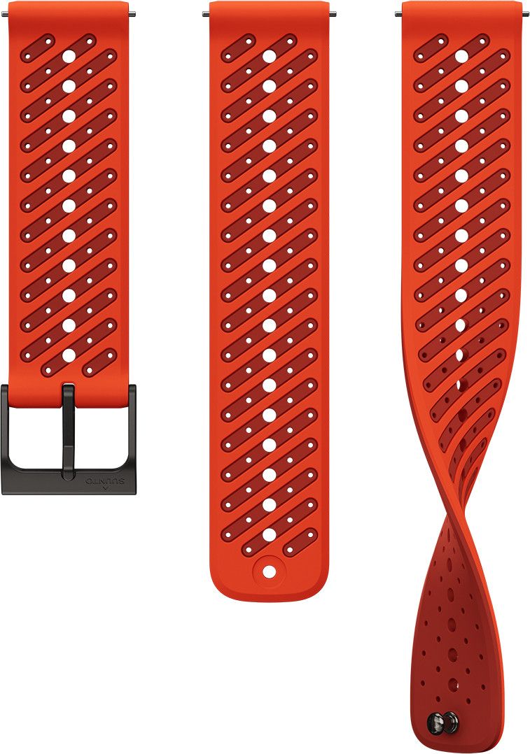 Bracelet de Montre Suunto Athletic 8 Silicone 22mm S+M Orange Coral