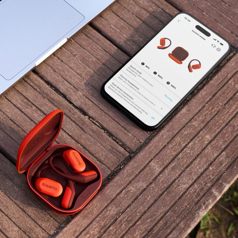 Écouteurs Sans Fil à Oreilles Libres Suunto Spark Orange Coral