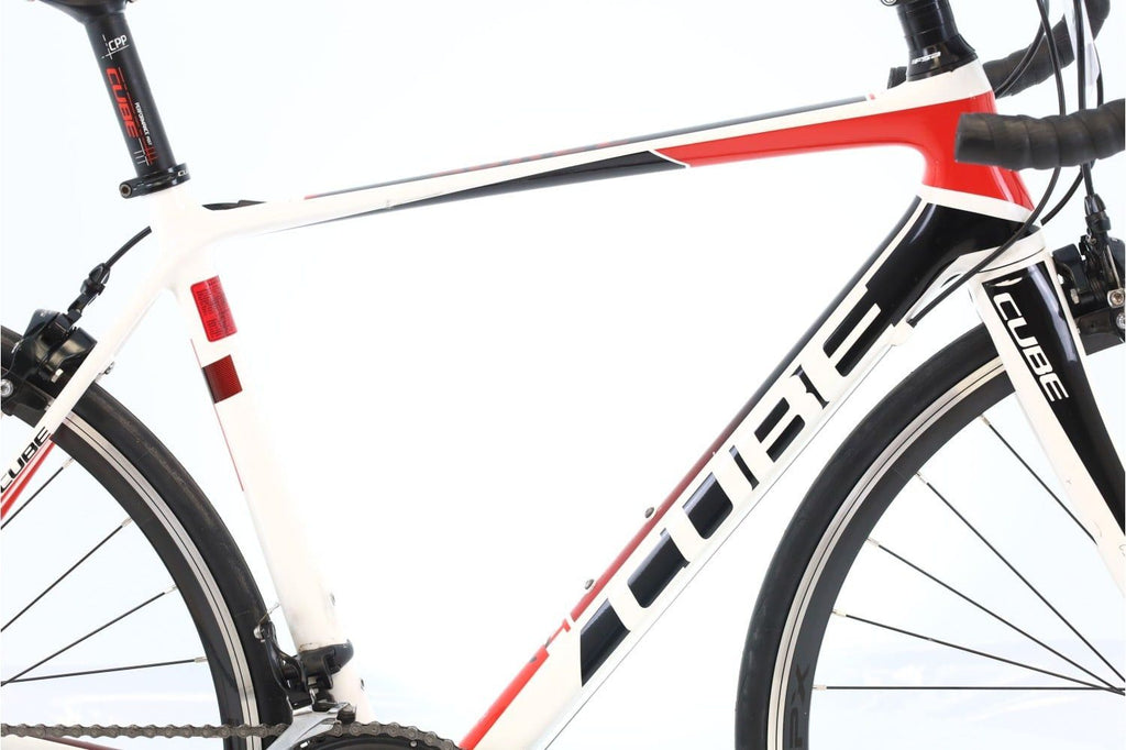 Produit reconditionné · Cube Agree GTC Pro · Blanc / Vélo de route | Bon état
