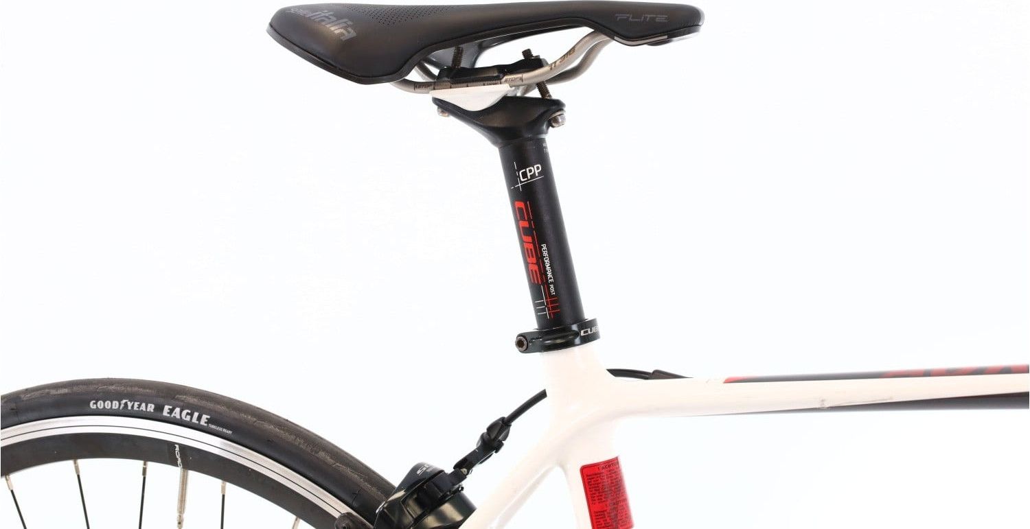 Produit reconditionné · Cube Agree GTC Pro · Blanc / Vélo de route | Bon état