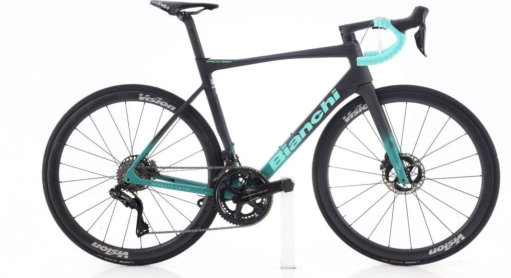 Produit reconditionné · Bianchi Specialissima RC Arkea Team Di2 12V · Gris / Vélo de route | Très bon état