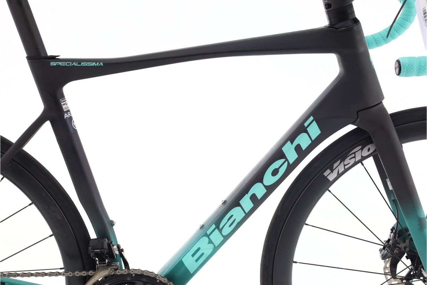 Produit reconditionné · Bianchi Specialissima RC Arkea Team Di2 12V · Gris / Vélo de route | Très bon état