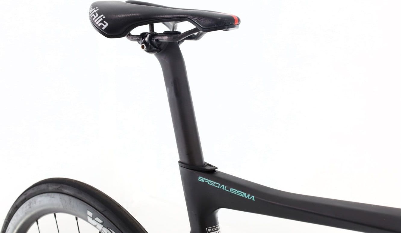 Produit reconditionné · Bianchi Specialissima RC Arkea Team Di2 12V · Gris / Vélo de route | Très bon état
