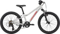 VTT Enfant Cannondale Kids Trail 20 Shimano 7V 20" Argent/Rouge 2026 5 - 8 Ans