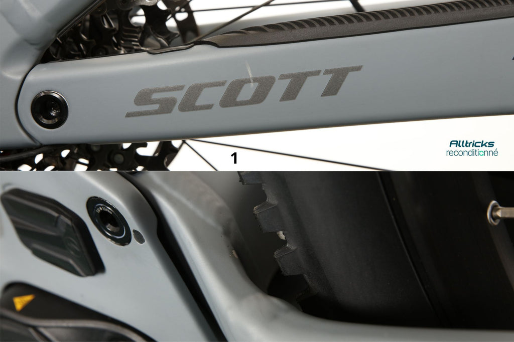 VTT Électrique Tout-Suspendu Scott Patron eRide 910 Sram 12V 800Wh Bosch 100 Nm 29'' Gris/Bleu 2025 T.L 179/189cm - Produit Reconditionné