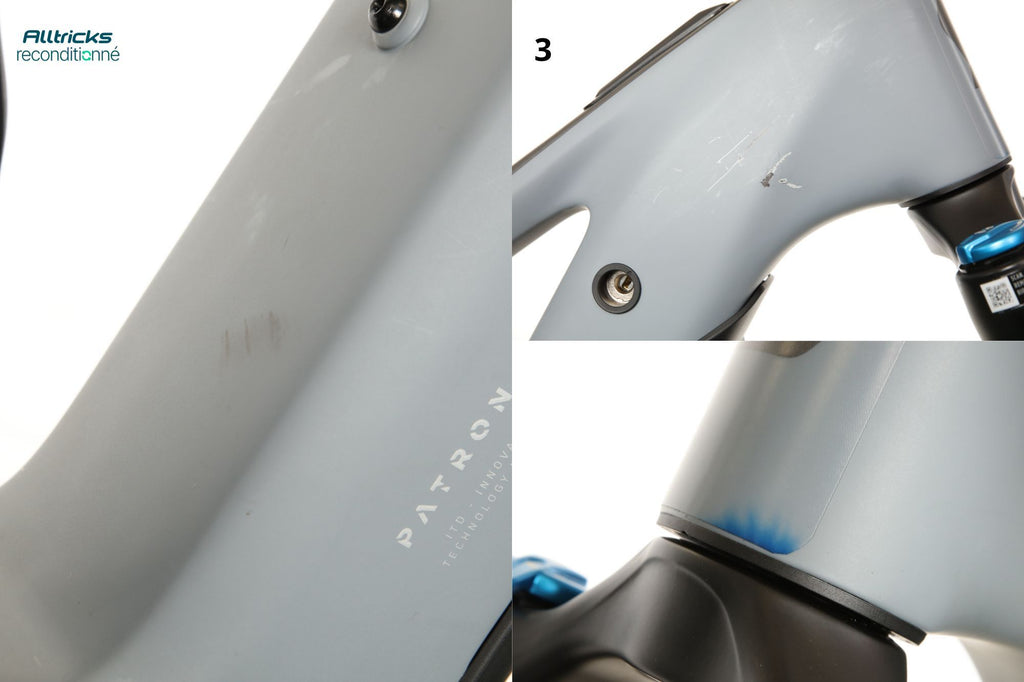 VTT Électrique Tout-Suspendu Scott Patron eRide 910 Sram 12V 800Wh Bosch 100 Nm 29'' Gris/Bleu 2025 T.L 179/189cm - Produit Reconditionné