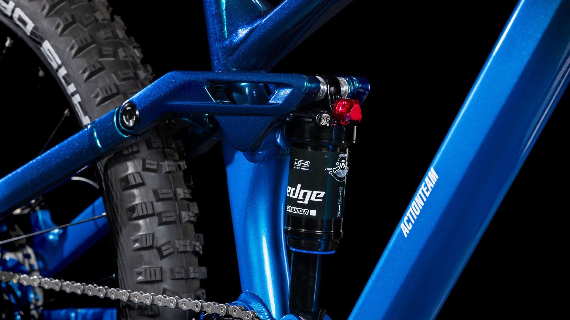 VTT Tout-Suspendu Enfant Cube Stereo 240 One Shimano 9V 24'' Bleu Actionteam 7 - 10 ans
