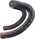 Ruban de Cintre Supacaz Super Sticky Kush Star Fade Rouge Fire Refractor avec Bouchons