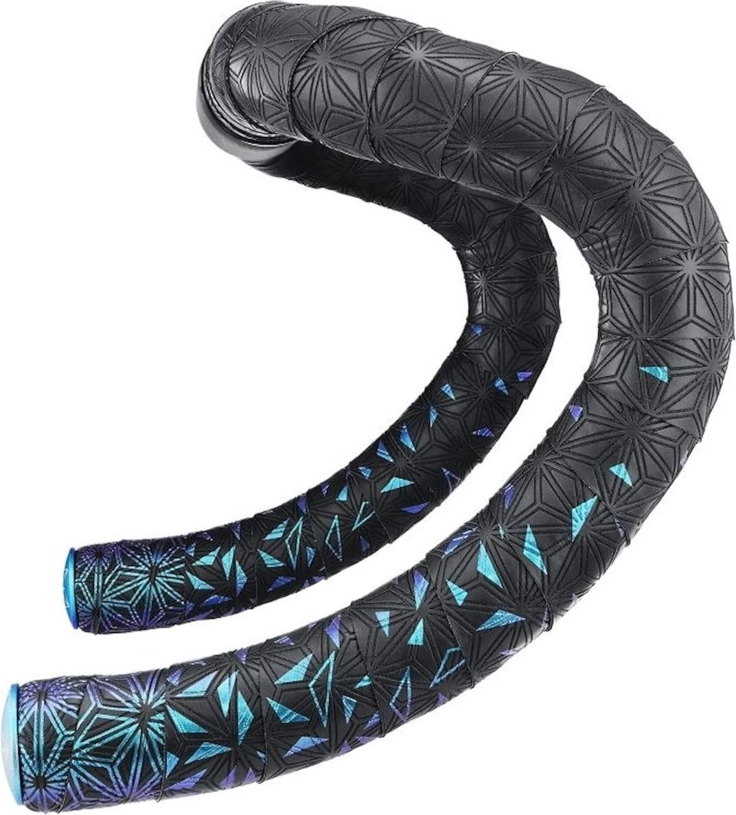 Ruban de Cintre Supacaz Super Sticky Kush Star Fade Bleu Refractor avec Bouchons