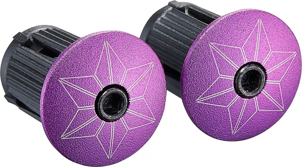 Ruban de Cintre Supacaz Super Sticky Kush Star Fade Violet Refractor avec Bouchons