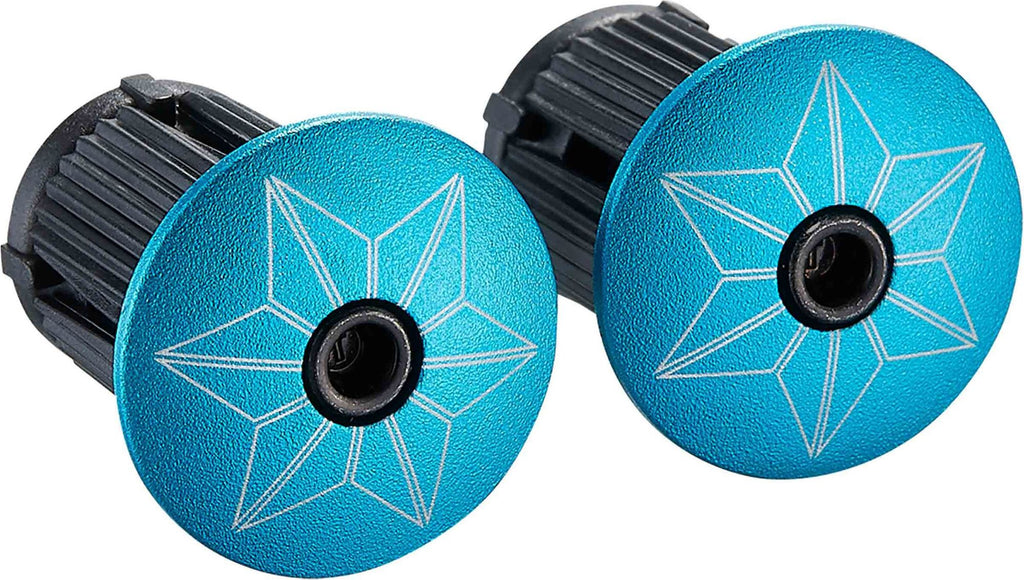 Ruban de Cintre Supacaz Super Sticky Kush Star Fade Bleu Refractor avec Bouchons
