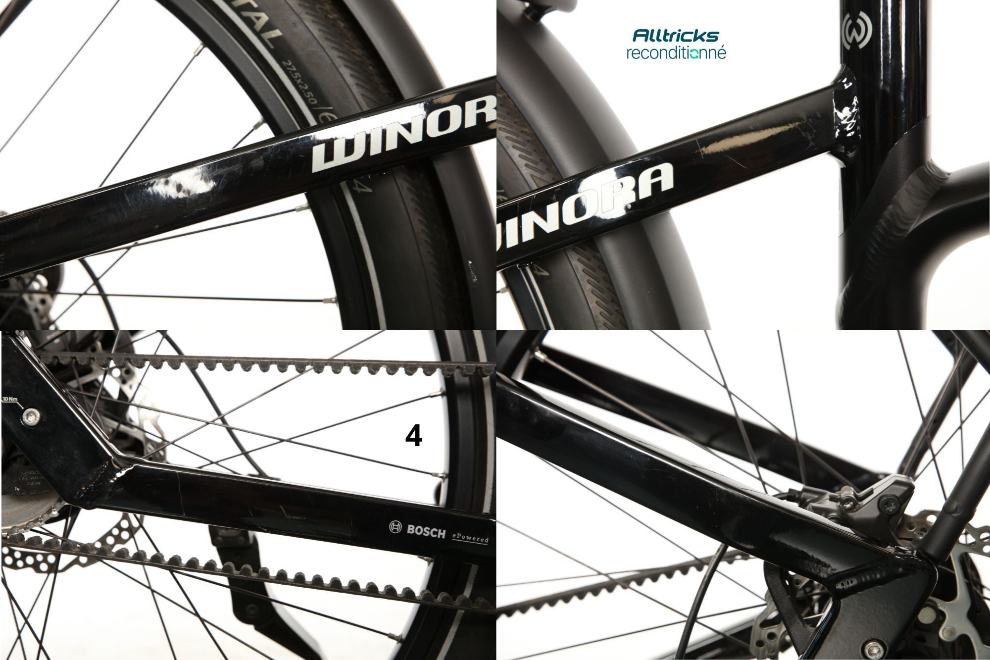 Vélo Ville Electrique Winora iRide Pure R5F Bosch 400Wh 55Nm T.L 178/193cm - Produit Reconditionné