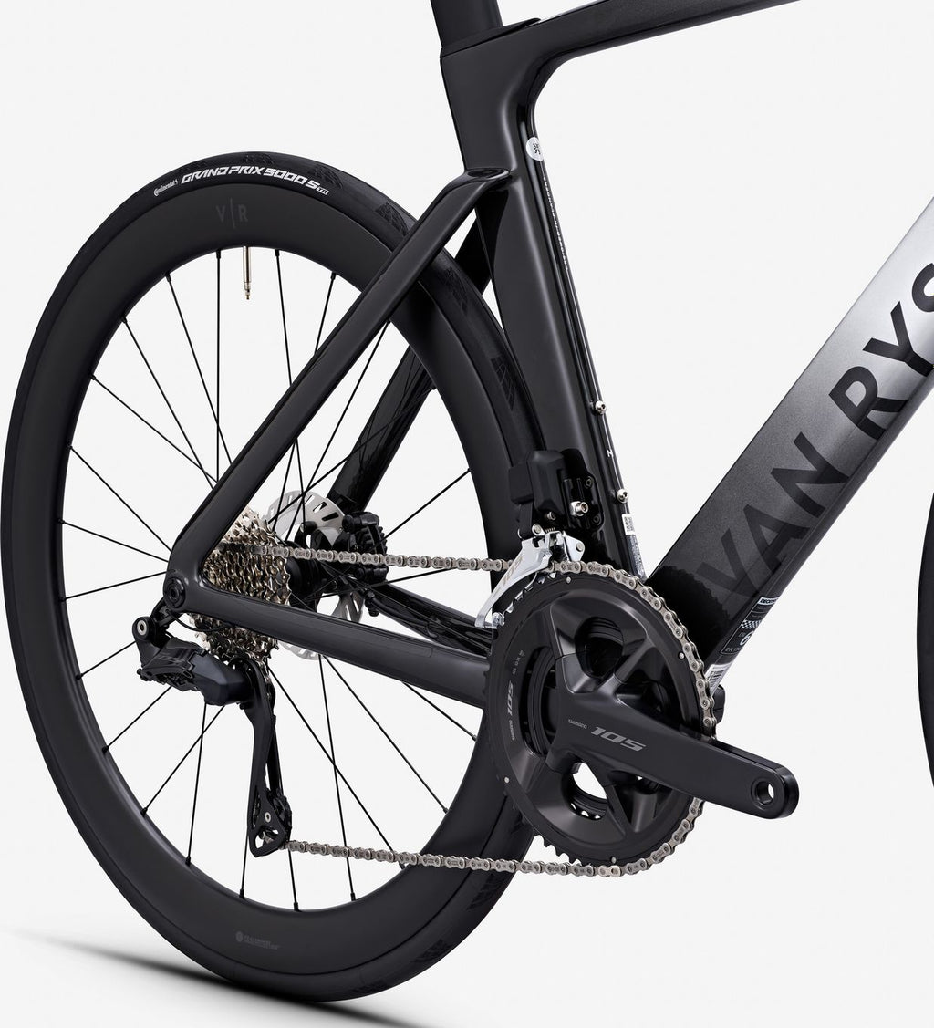 Vélo de Route Van Rysel RCR-F Pro Shimano 105 Di2 12V 700 mm Gris Lunaire 2026
