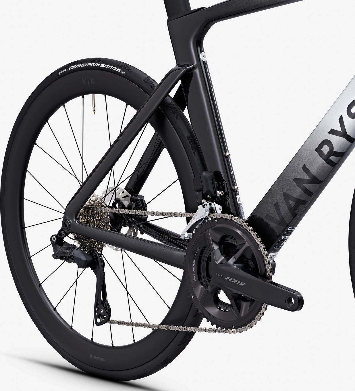 Vélo de Route Van Rysel RCR-F Pro Shimano 105 Di2 12V 700 mm Gris Lunaire 2026