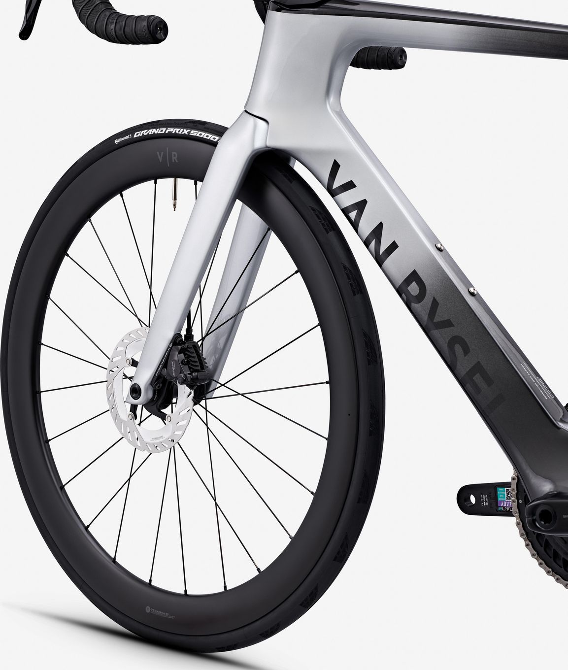 Vélo de Route Van Rysel RCR-F Pro Shimano 105 Di2 12V 700 mm Gris Lunaire 2026