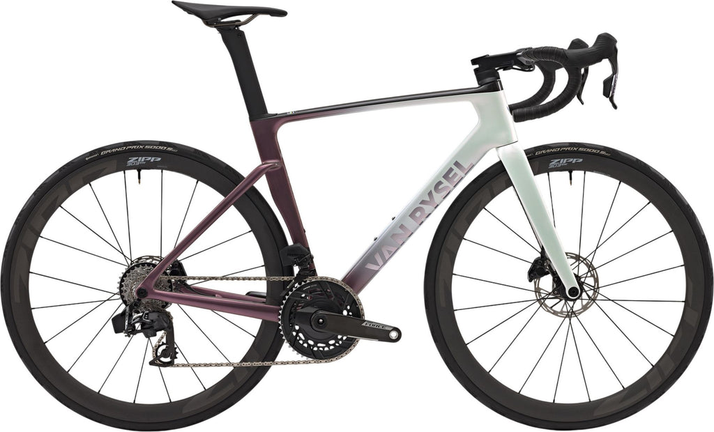 Vélo de Route Van Rysel RCR Pro Sram Force AXS 12V 700 mm Blanc/Rose Lotus
