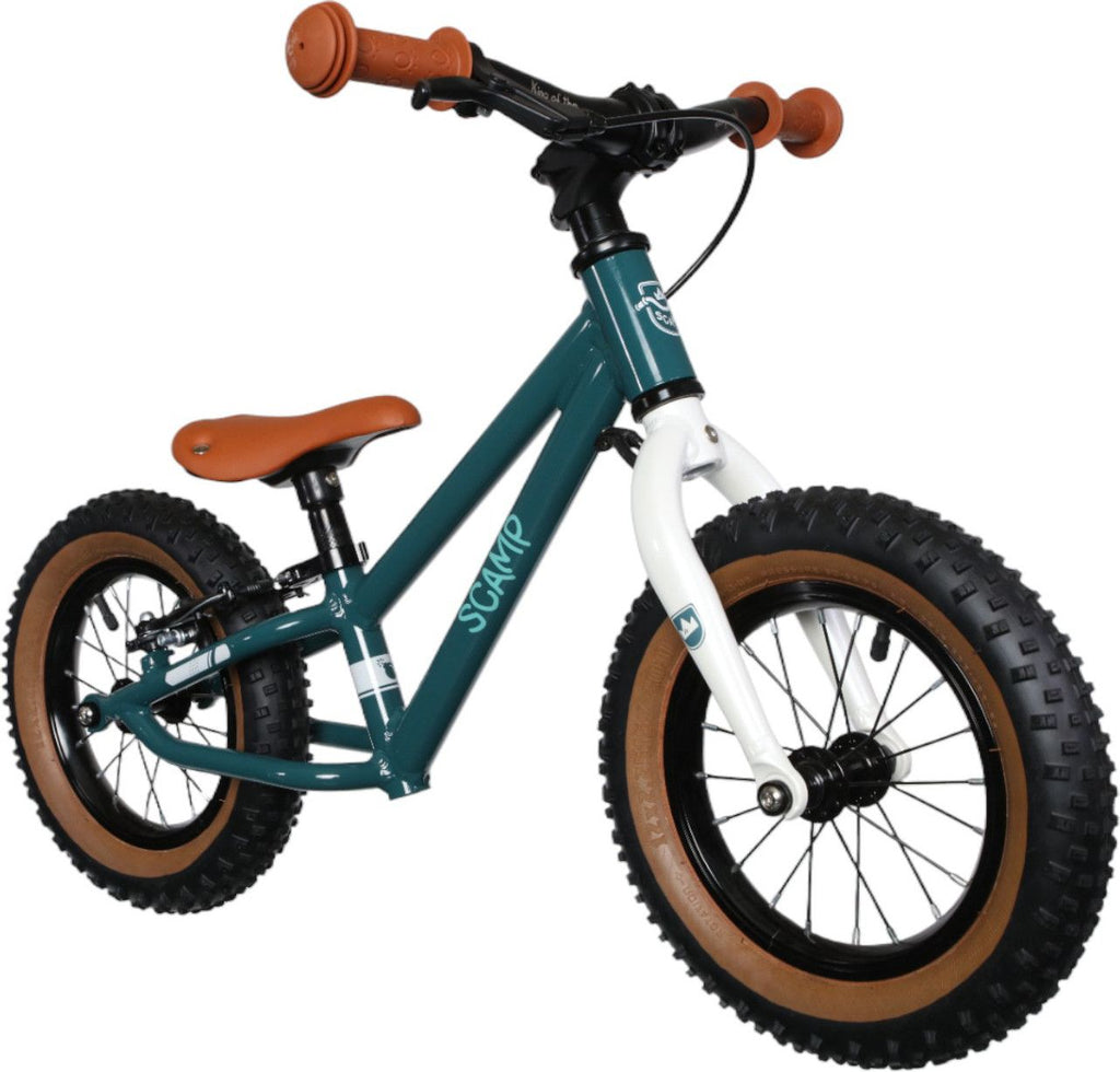 Draisienne Scamp MiniFox Brake 12'' Bleu Pétrole
