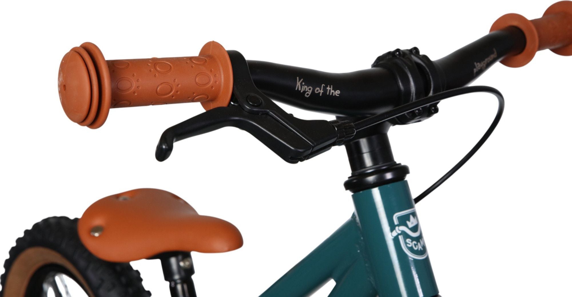 Draisienne Scamp MiniFox Brake 12'' Bleu Pétrole