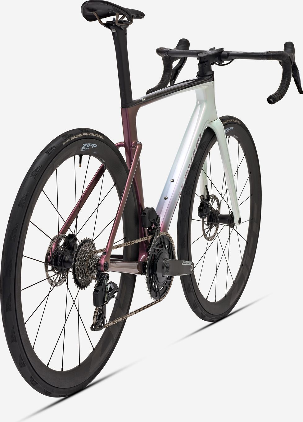 Vélo de Route Van Rysel RCR Pro Sram Force AXS 12V 700 mm Blanc/Rose Lotus