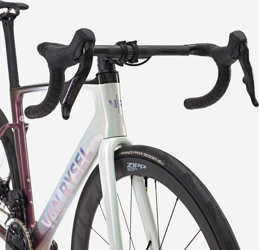 Vélo de Route Van Rysel RCR Pro Sram Force AXS 12V 700 mm Blanc/Rose Lotus