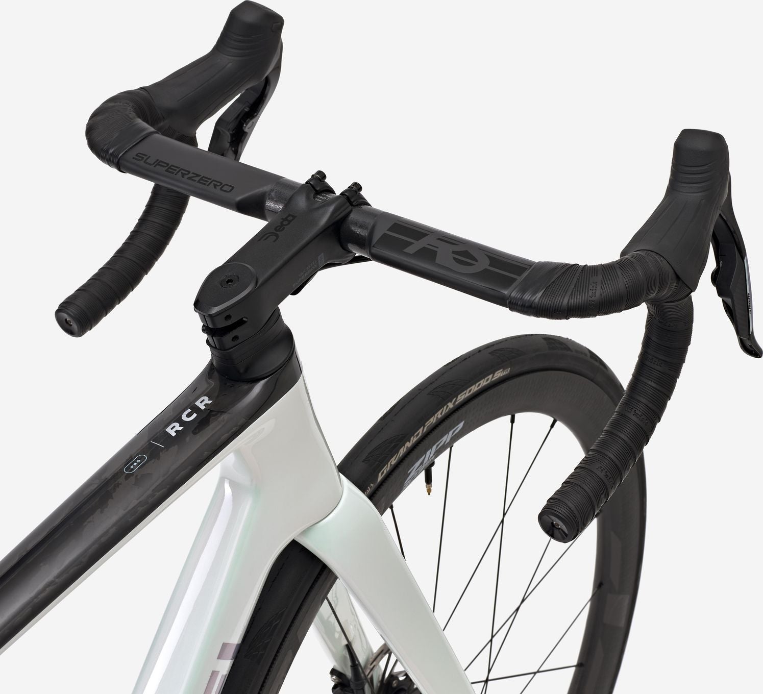 Vélo de Route Van Rysel RCR Pro Sram Force AXS 12V 700 mm Blanc/Rose Lotus