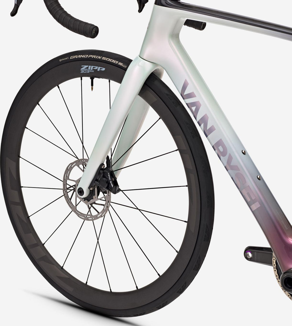 Vélo de Route Van Rysel RCR Pro Sram Force AXS 12V 700 mm Blanc/Rose Lotus