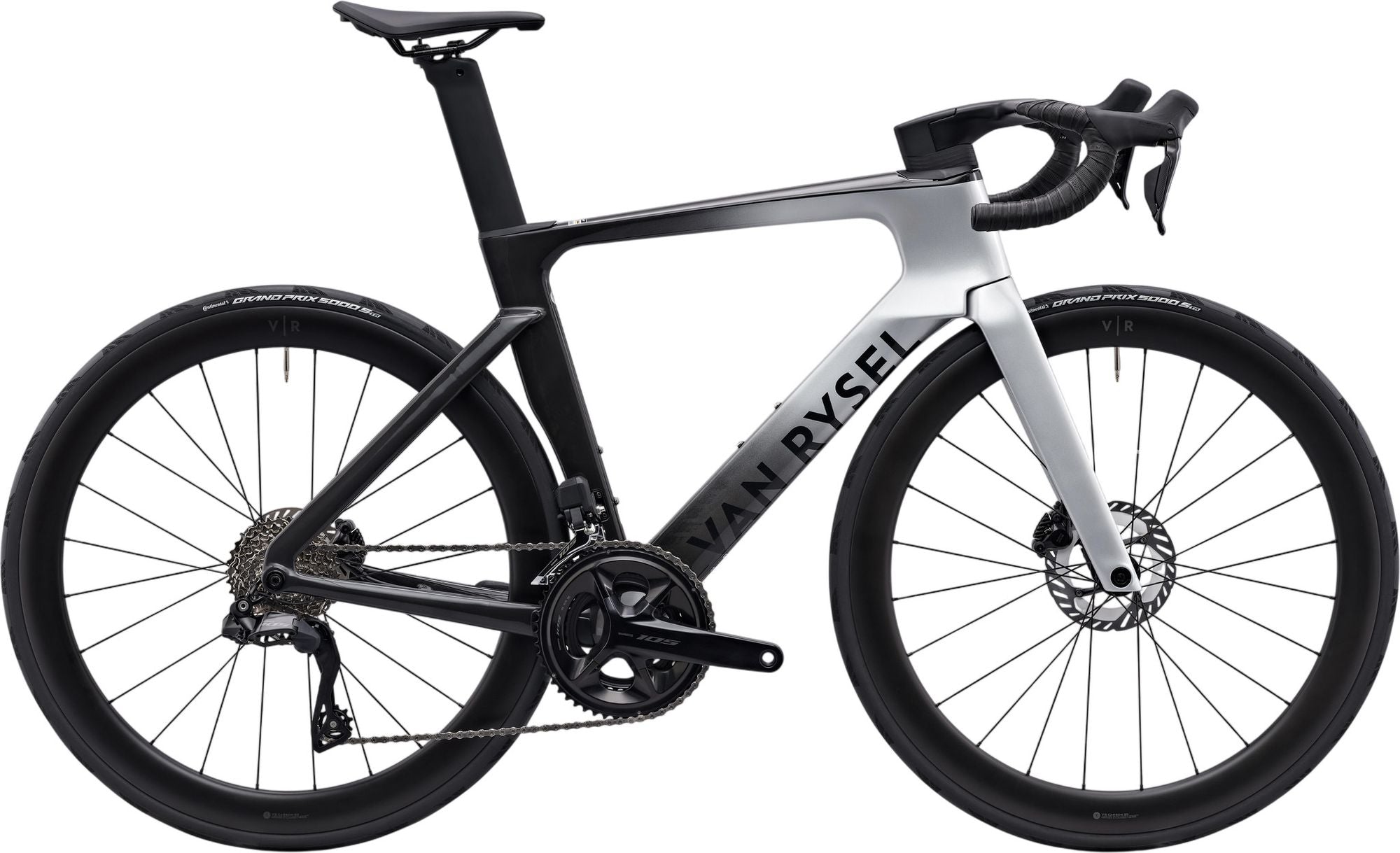 Vélo de Route Van Rysel RCR-F Pro Shimano 105 Di2 12V 700 mm Gris Lunaire 2026