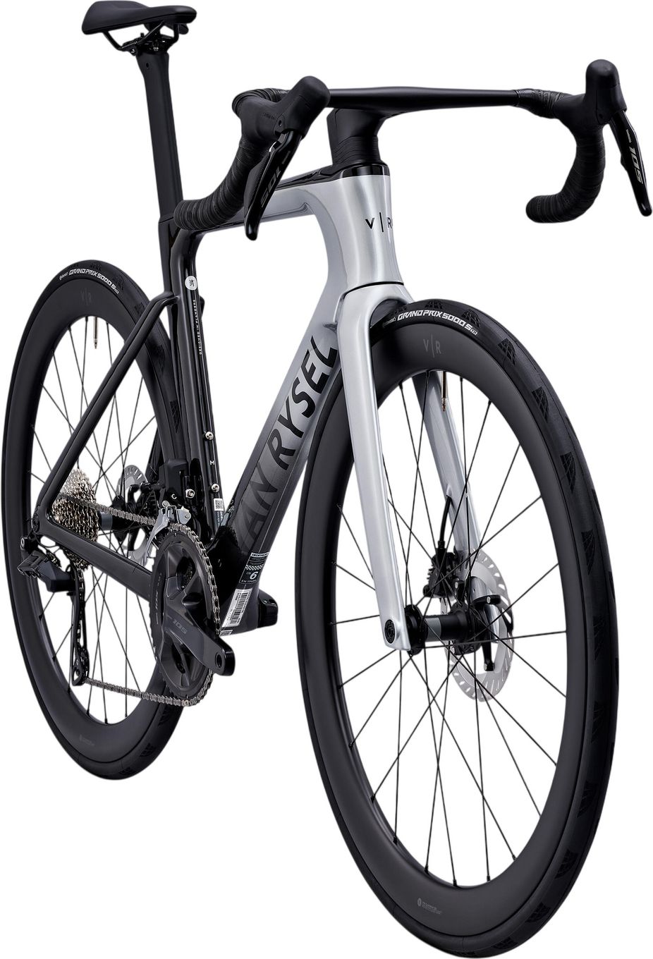 Vélo de Route Van Rysel RCR-F Pro Shimano 105 Di2 12V 700 mm Gris Lunaire 2026