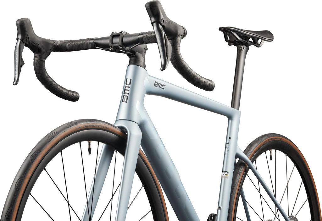 Vélo de Route BMC Teammachine SLR One Shimano Ultegra Di2 12V 700 mm Bleu Clair 2027