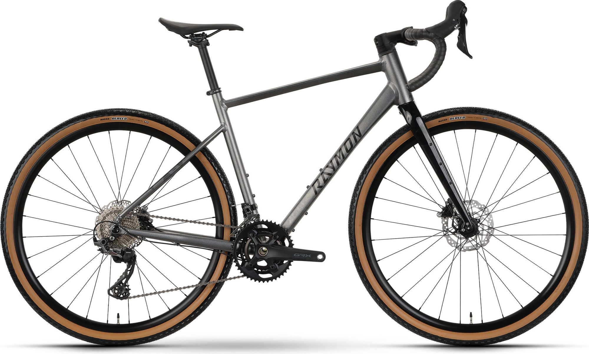 Vélo de Gravel Raymon Territ Pro Shimano GRX 11V 700 mm Gris/Noir 2026