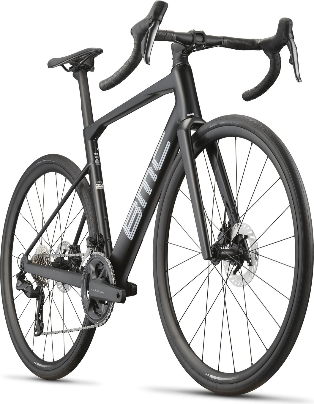 Vélo de Route BMC Roadmachine One Shimano Ultegra Di2 12V 700 mm Noir Carbone 2027
