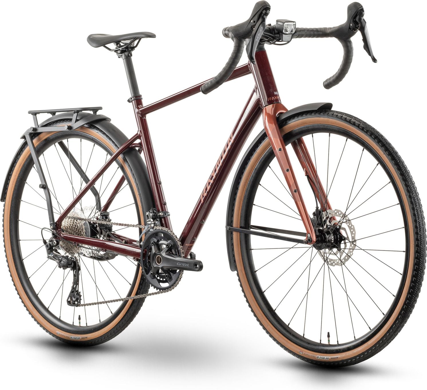 Vélo de Gravel Raymon Territ Pro Street Shimano GRX 11V 700 mm Marron/Rouge 2026