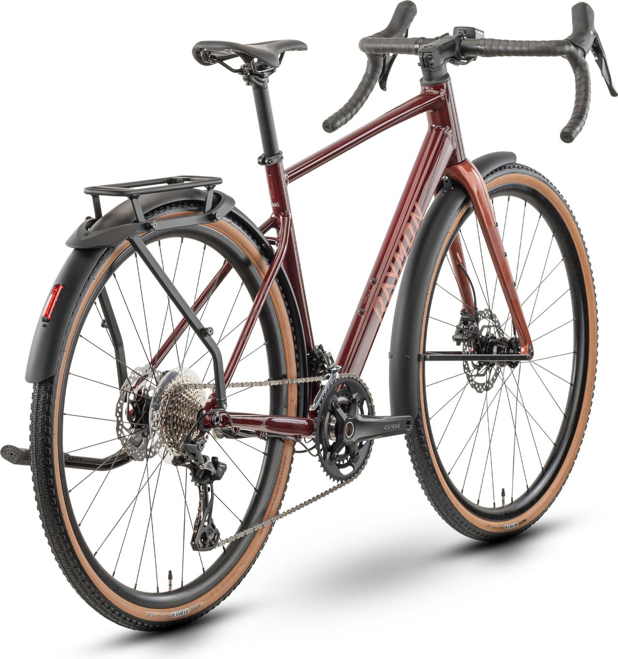 Vélo de Gravel Raymon Territ Pro Street Shimano GRX 11V 700 mm Marron/Rouge 2026