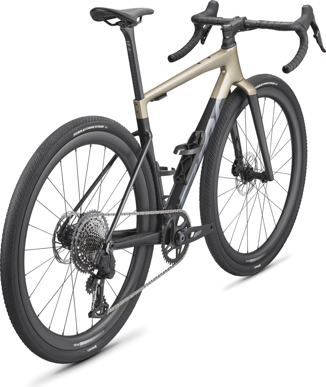 Vélo de Gravel BMC Kaius 01 Three Sram Rival AXS 13V 700 mm Or/Noir Carbone 2027