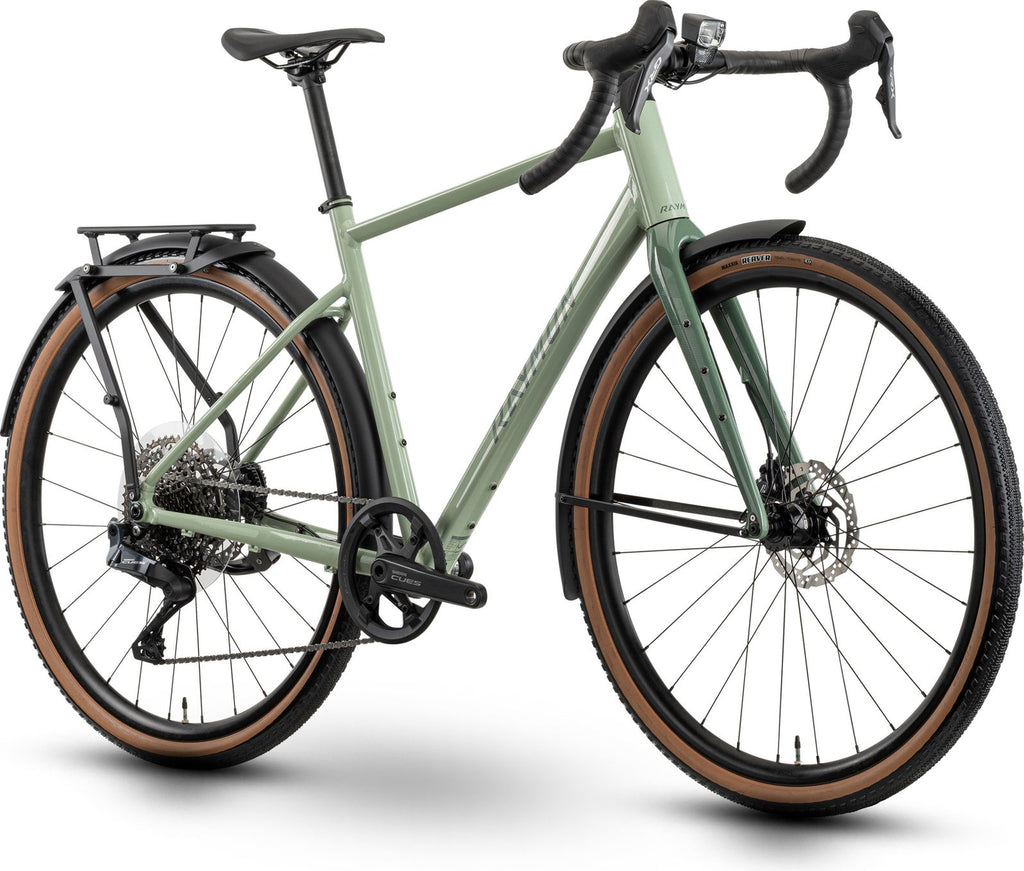 Vélo de Gravel Raymon Territ Auto Street Shimano Cues Di2 11V 700 mm Vert Sage 2026