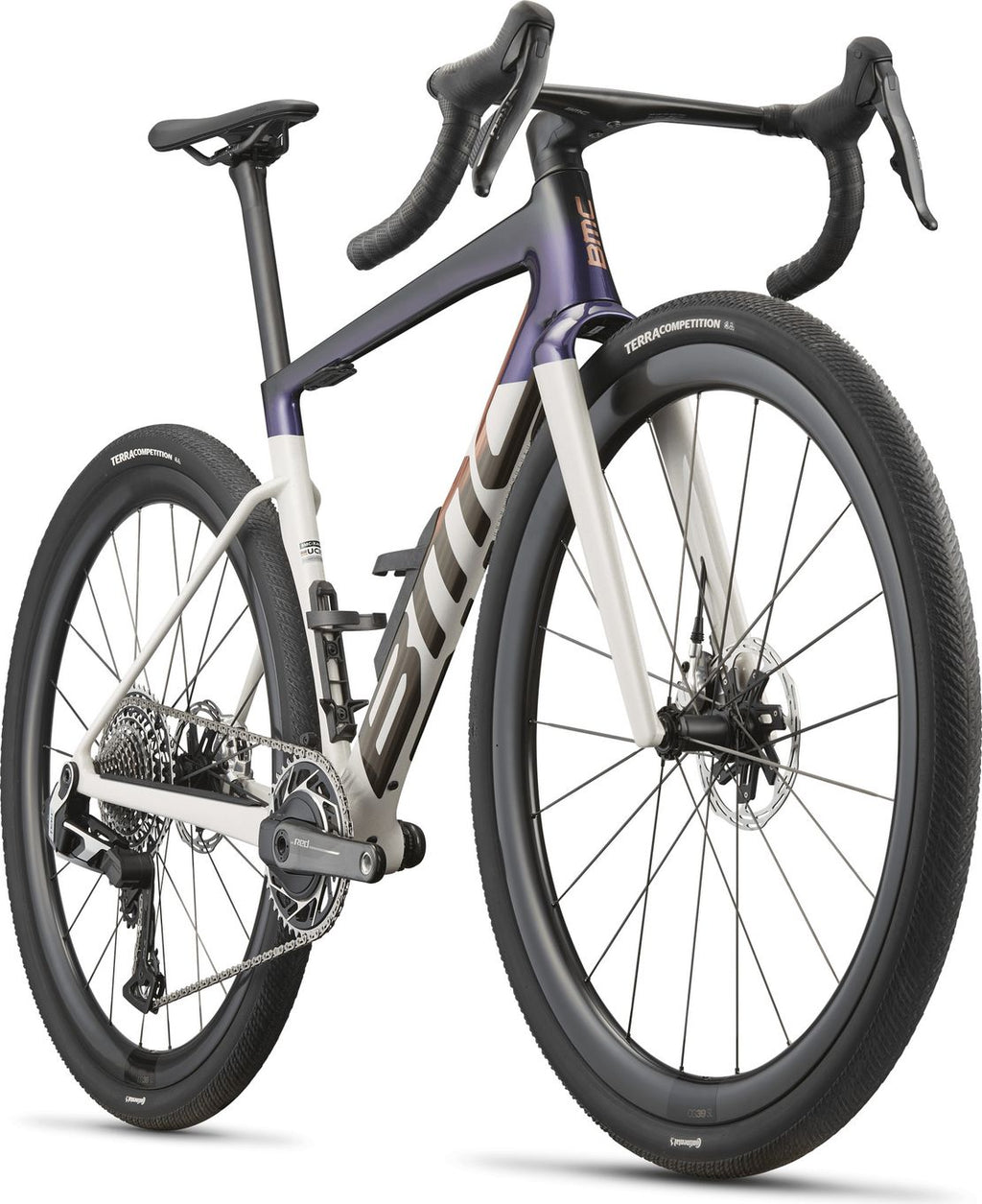 Vélo de Gravel BMC Kaius 01 One Sram Red AXS 13V 700 mm Blanc/Bleu Marine/Noir 2027
