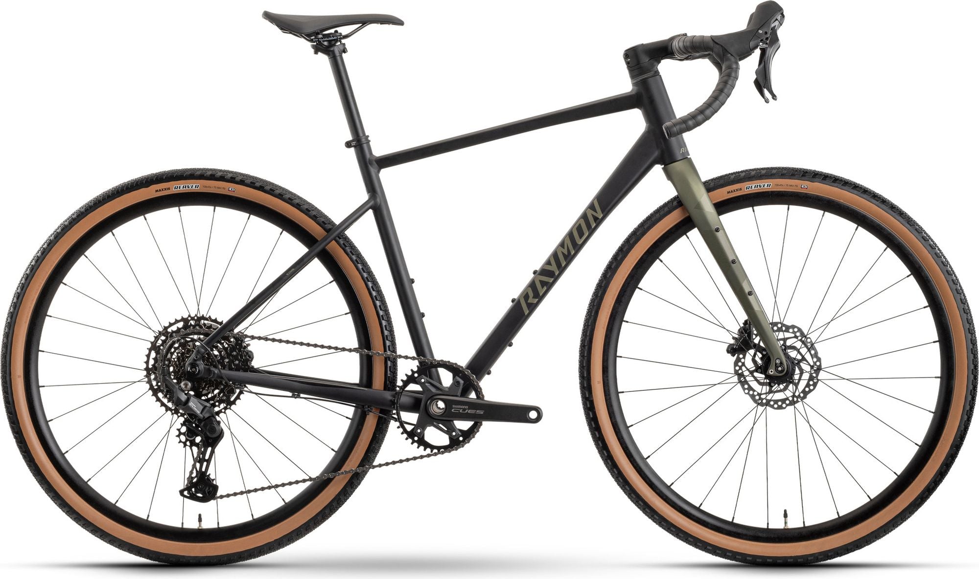 Vélo de Gravel Raymon Territ Comp Shimano Cues 10V 700 mm Noir/Vert 2026