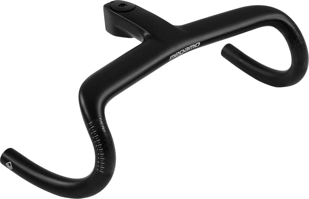 Combo Cintre/Potence Megamo Carbon Gravel Racing 380 mm Noir 2026