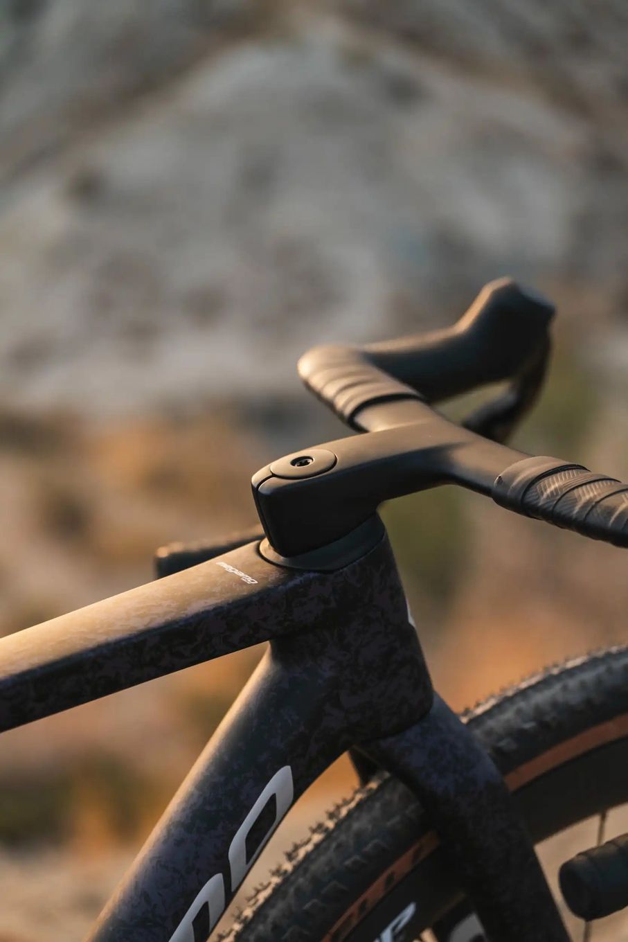 Combo Cintre/Potence Megamo Carbon Gravel Racing 380 mm Noir 2026