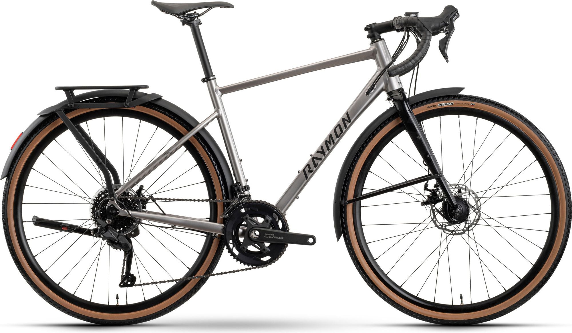 Vélo de Gravel Raymon Territ Pure Street Shimano Cues 9V 700 mm Gris Lilas 2026