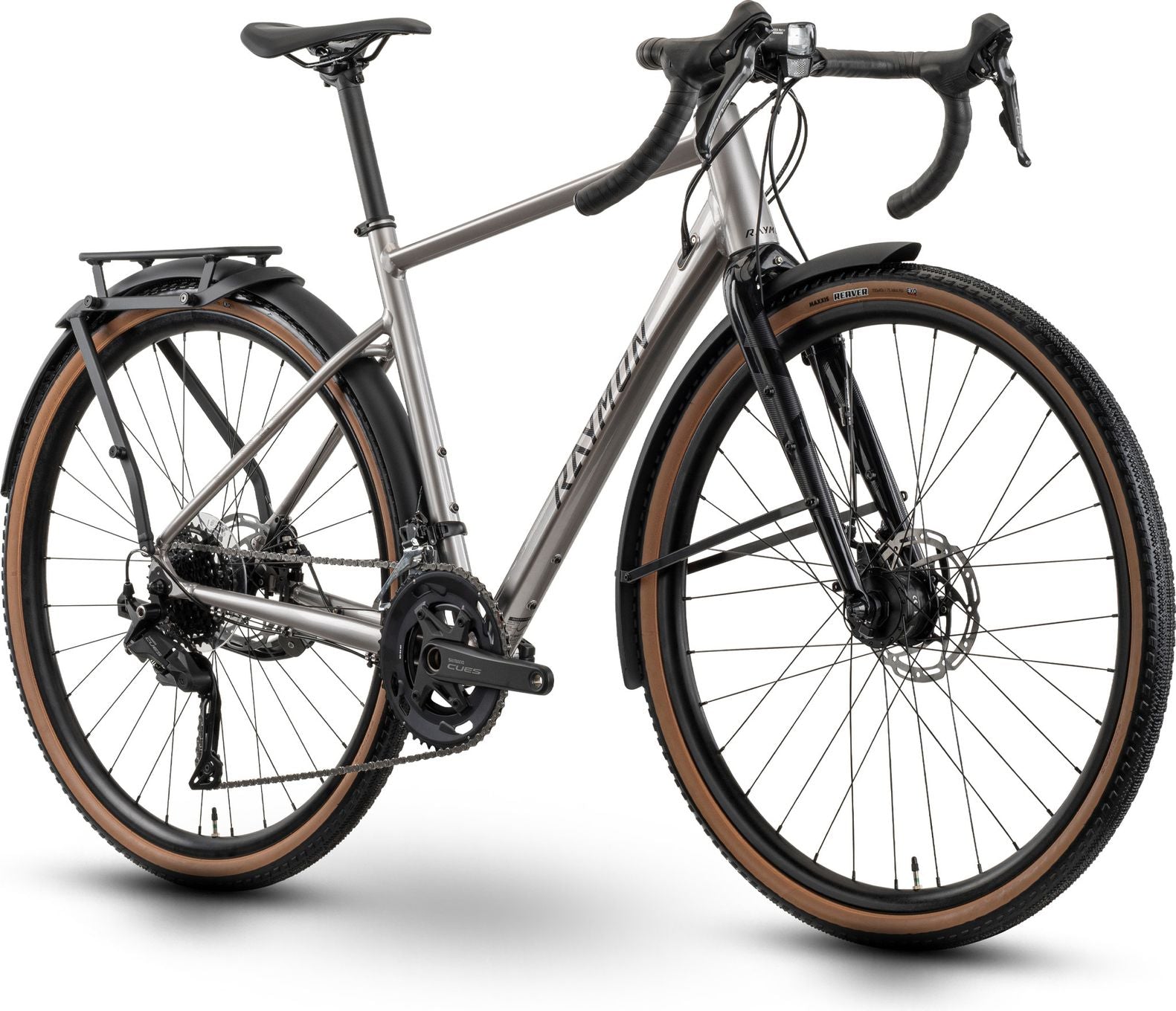 Vélo de Gravel Raymon Territ Pure Street Shimano Cues 9V 700 mm Gris Lilas 2026