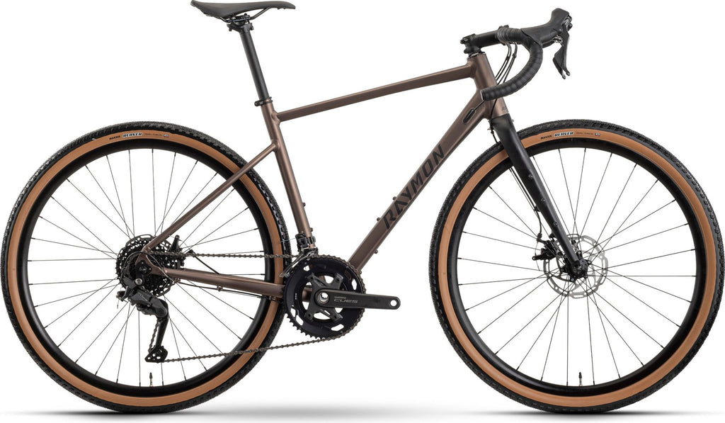 Vélo de Gravel Raymon Territ Pure Shimano Cues 9V 700 mm Marron/Noir 2026