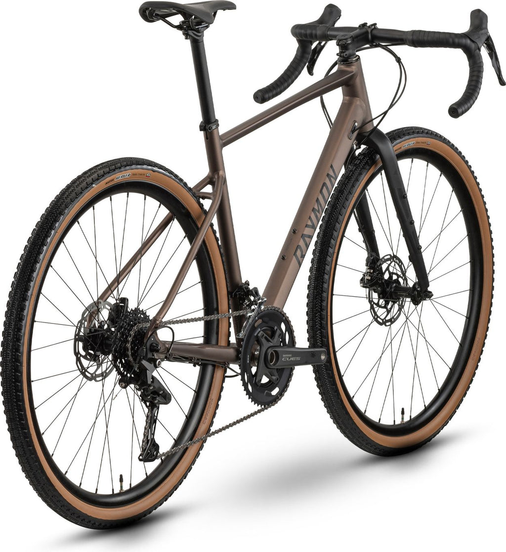 Vélo de Gravel Raymon Territ Pure Shimano Cues 9V 700 mm Marron/Noir 2026